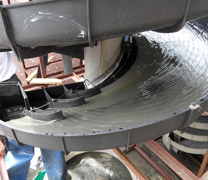 Gravity Spiral Chute Concentrator for Gold Tin Mineral Processing Plant Supplier